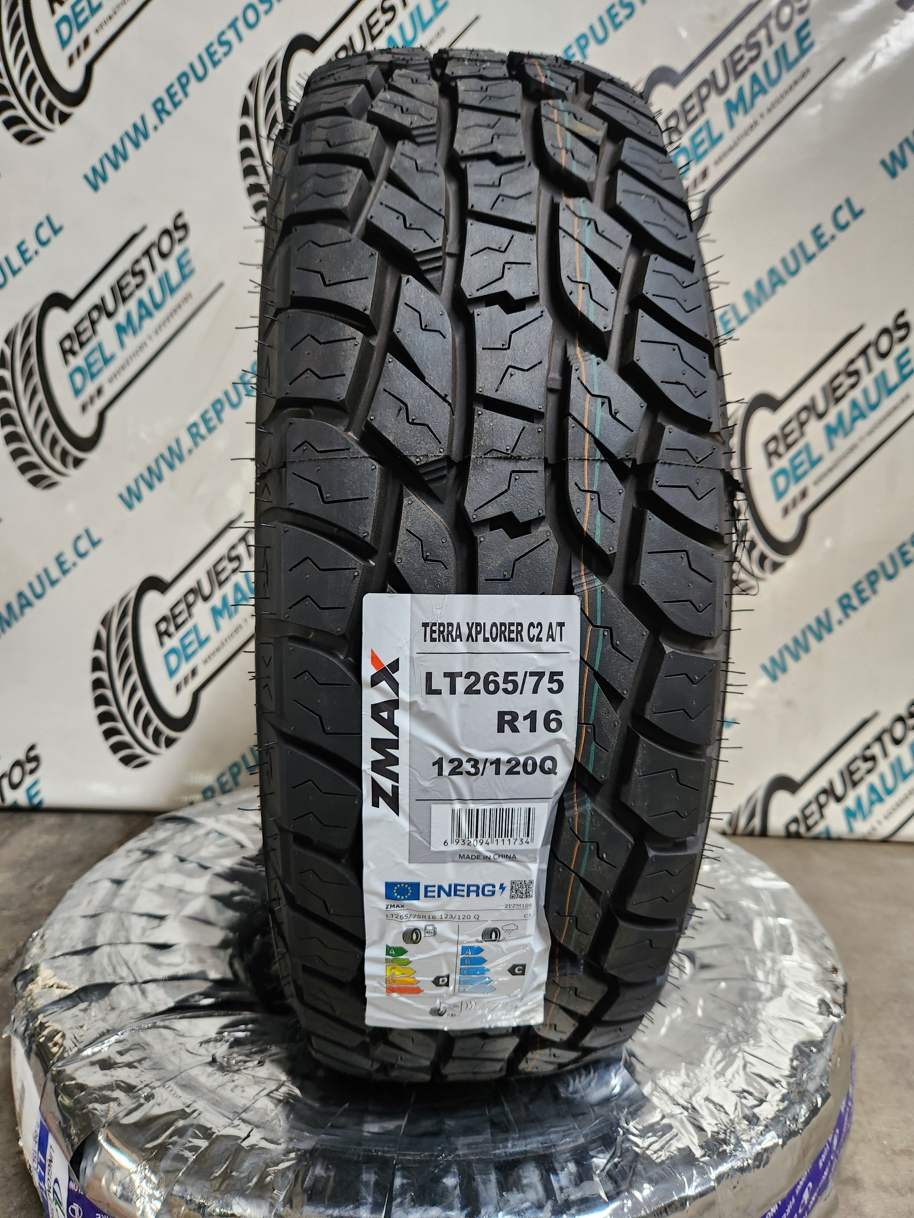 NEUMATICO 265/75 R16LT ZMAX TERRA XPLORER C2 AT 123/120Q 10PR