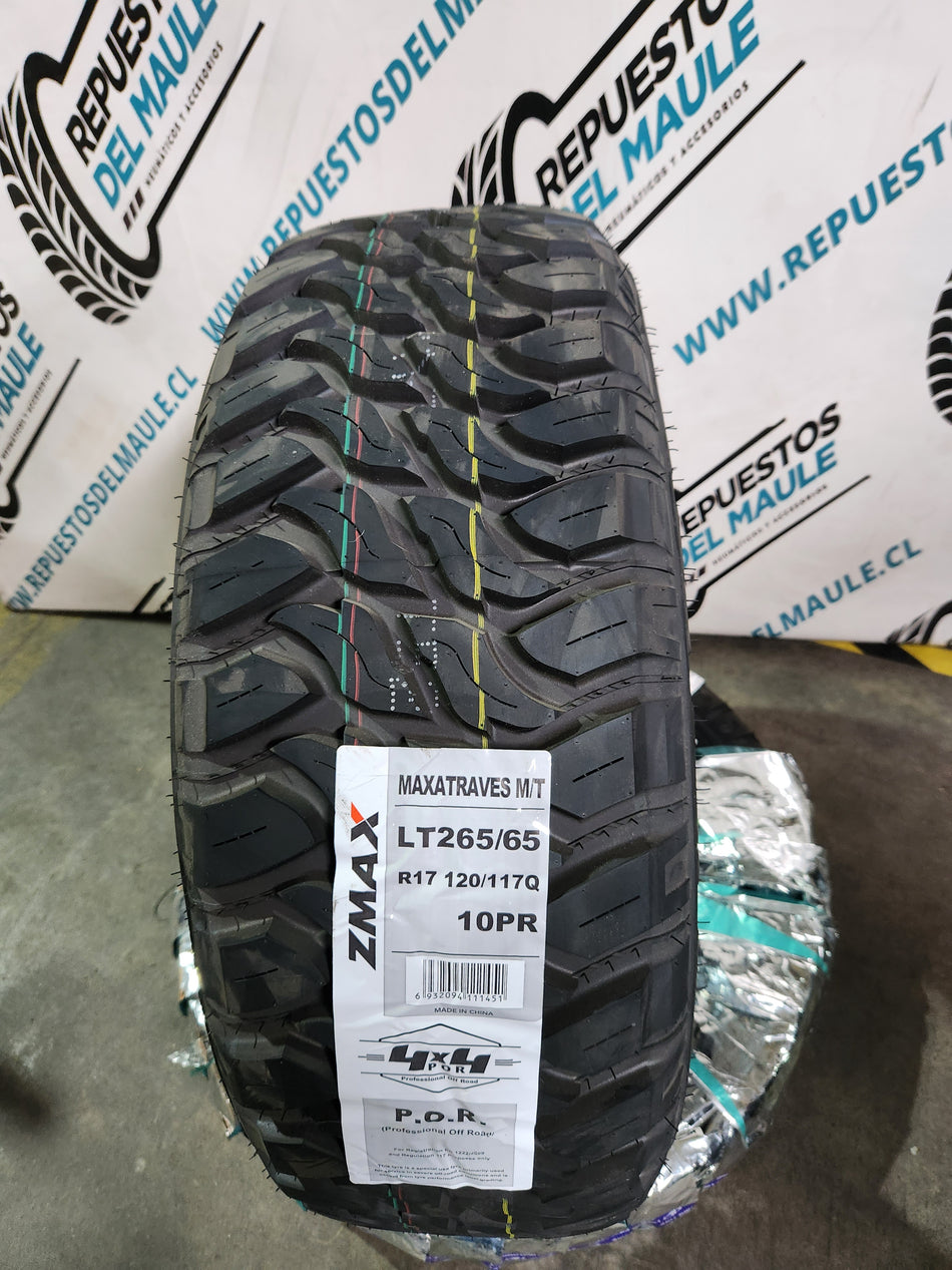 NEUMATICO 265/65 R17 LT  ZMAX MAXATRAVES M/T 120/117Q 10PR