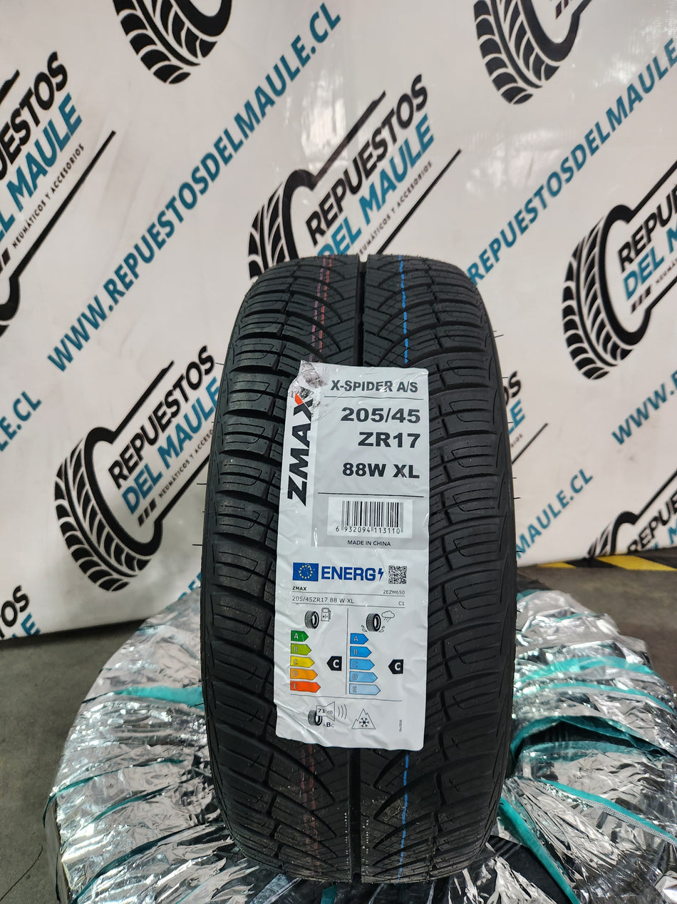 NEUMATICO 205/45 R17 (Z) ZMAX X-SPIDER A/S 88WXL