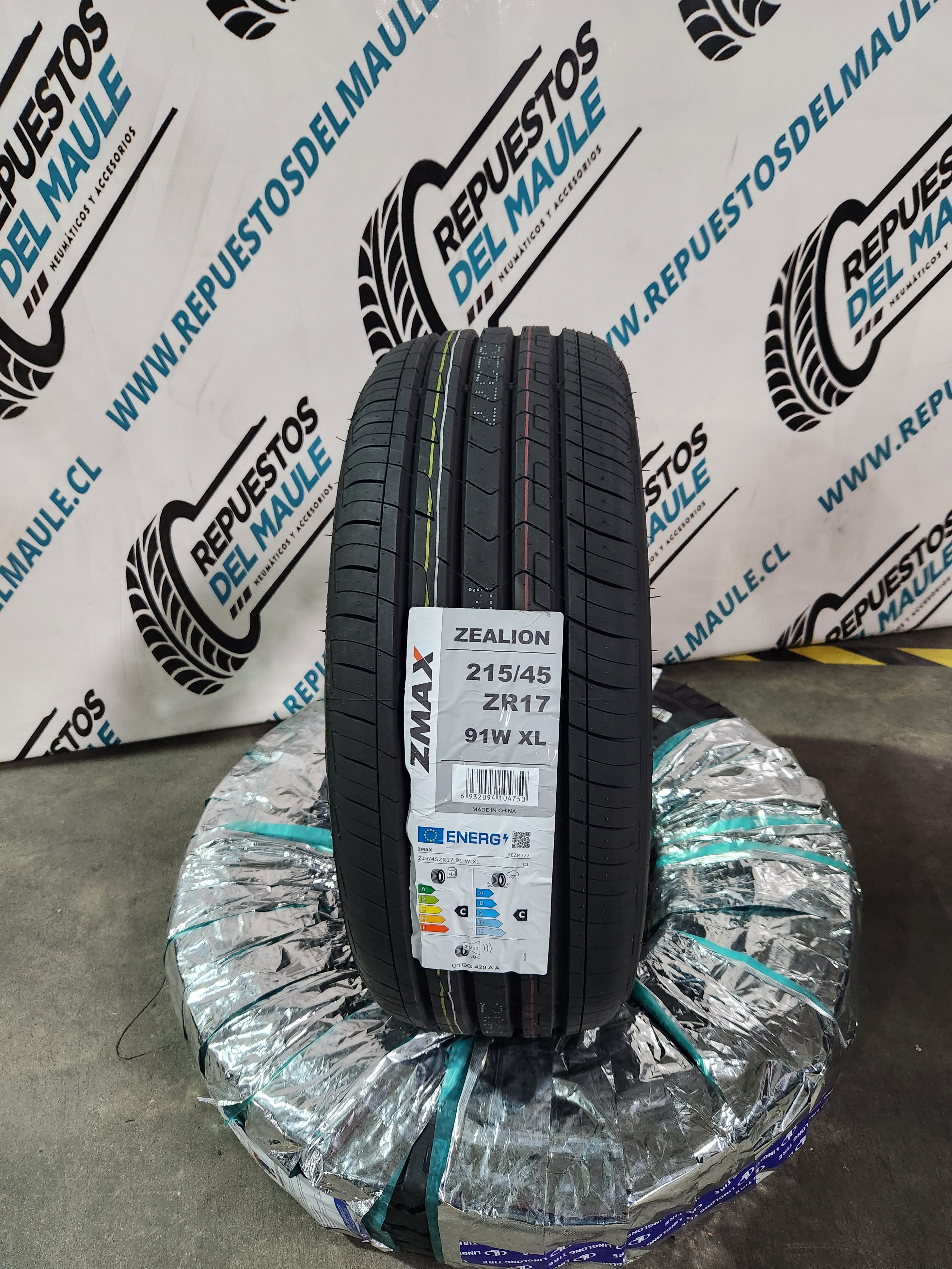 NEUMATICO 215/45 R17 (Z) ZMAX ZEALION 91WXL – Neumáticos del Maule