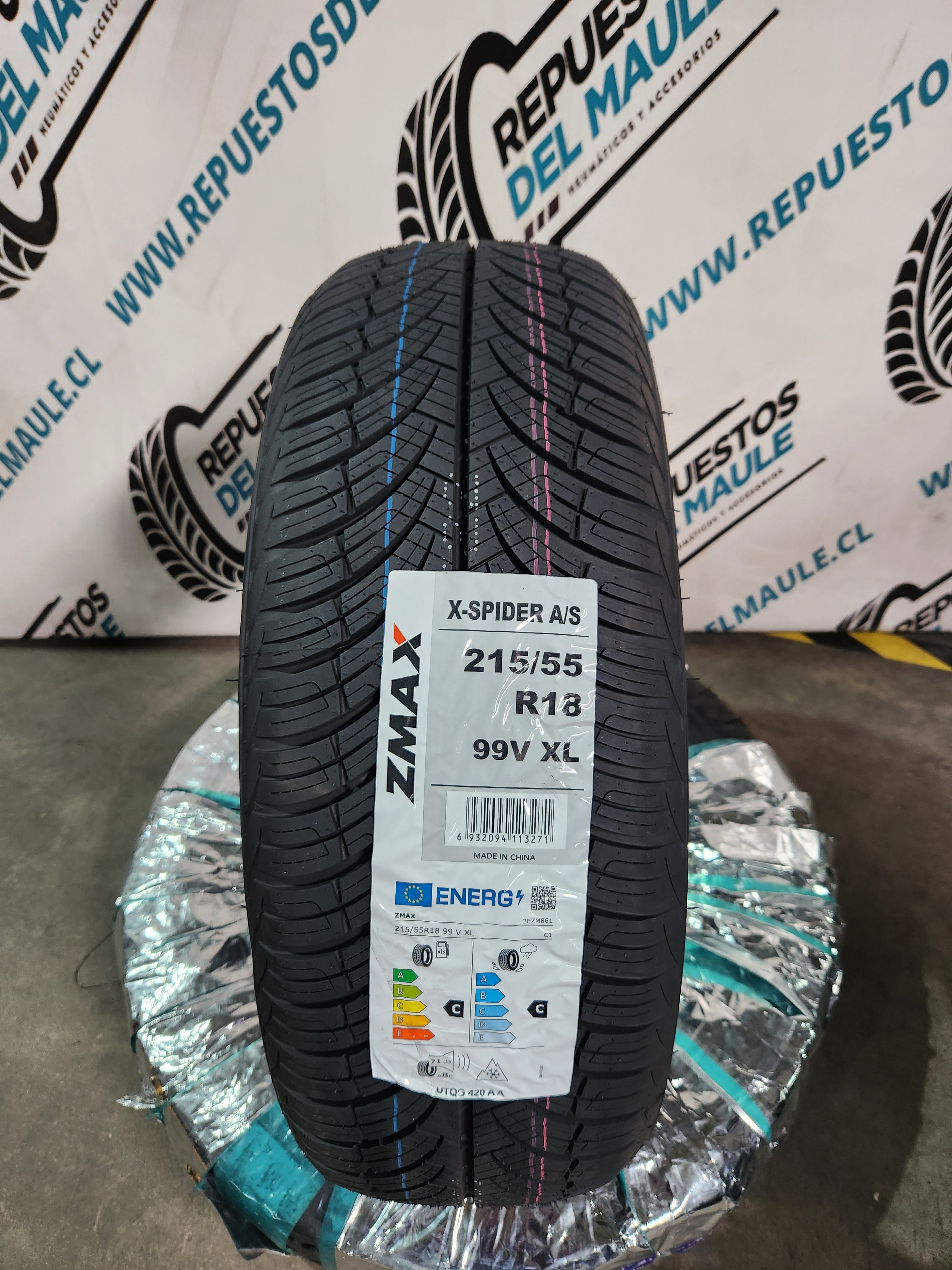 NEUMATICO 215/55 R18 ZMAX X-SPIDER A/S 99VXL – Neumáticos del Maule