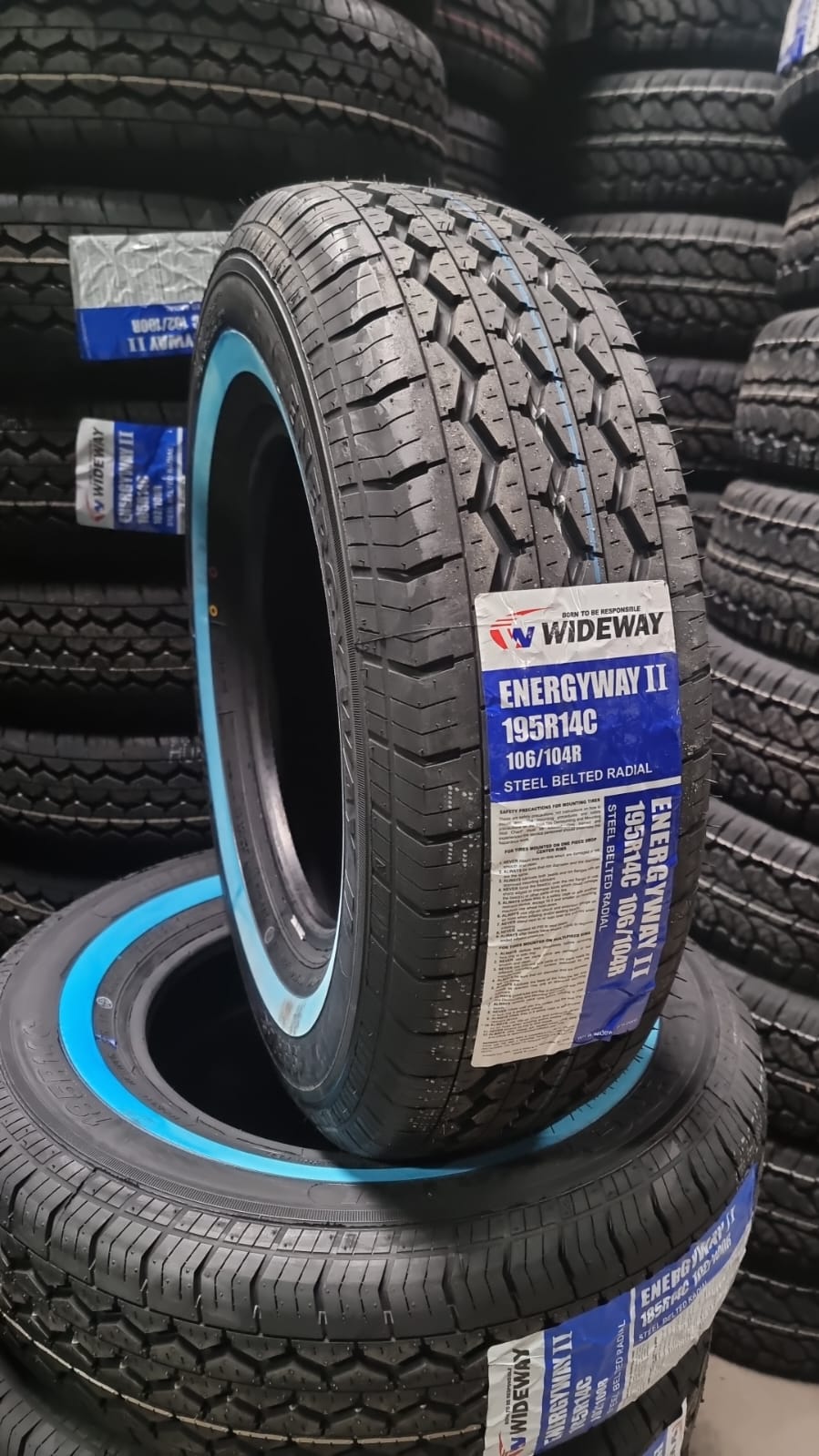 Neumatico 195 R14c Wideway Energyway 2 106/104r 8pr