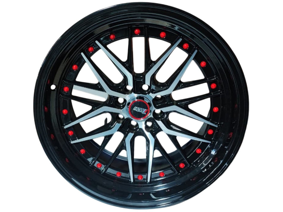 Juego de Llantas 17x9 4x100/4x108 Et5 BM spoke HJ253