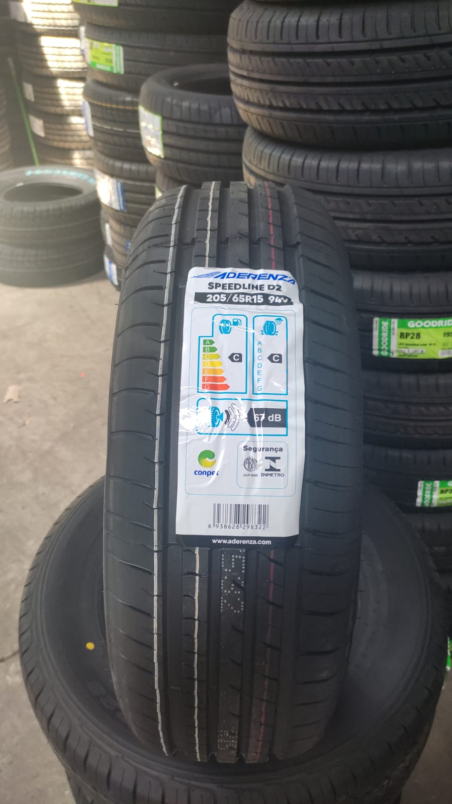 NEUMATICO 205/65 R15 ADERENZA SPEEDLINE D2 94V