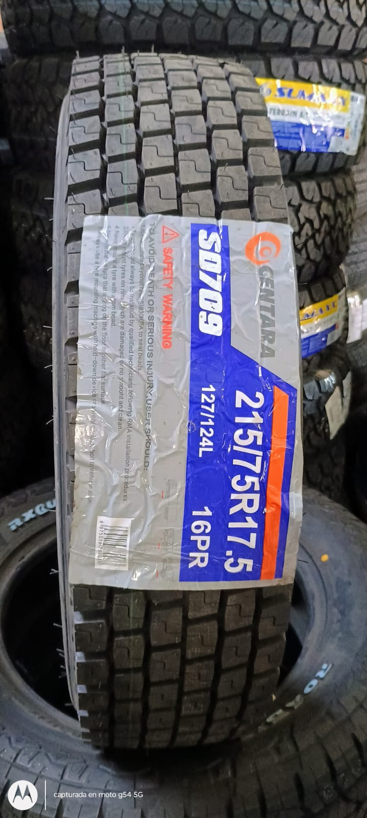 NEUMATICO 215/75 R17.5 CENTARA SD709 TRAC-ON 127/124L 16PR BLK CHN