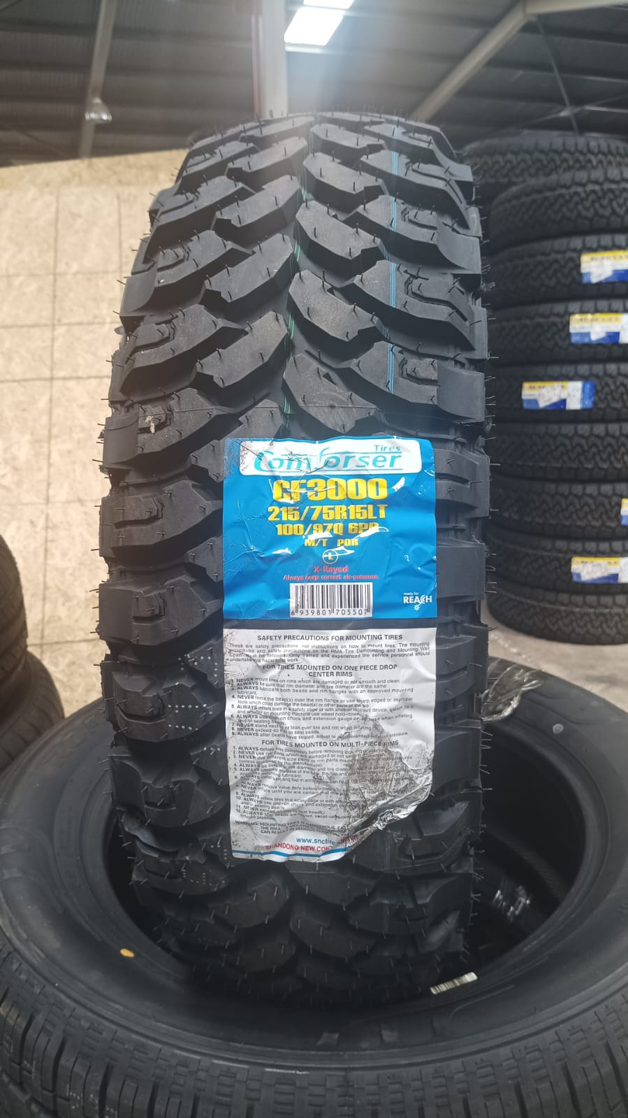 NEUMATICO 215/75 R15 COMFORSER CF3000 MT 6PR 100/97Q TL BLK CHN
