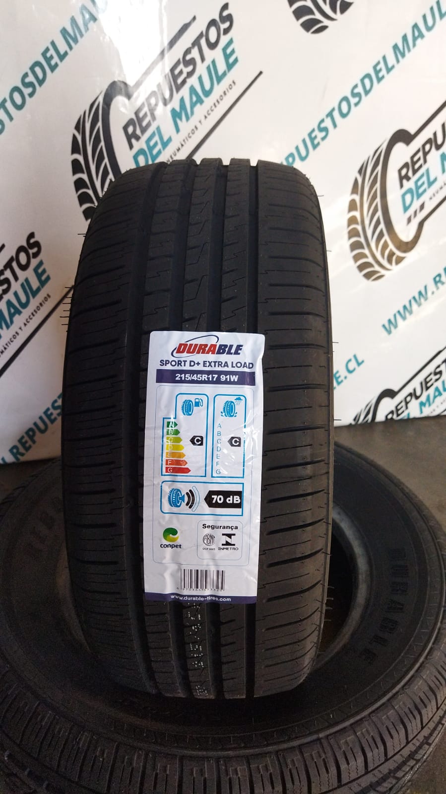 Neumatico 215/45 R17 Durable 91w Sport D+ Extra Load