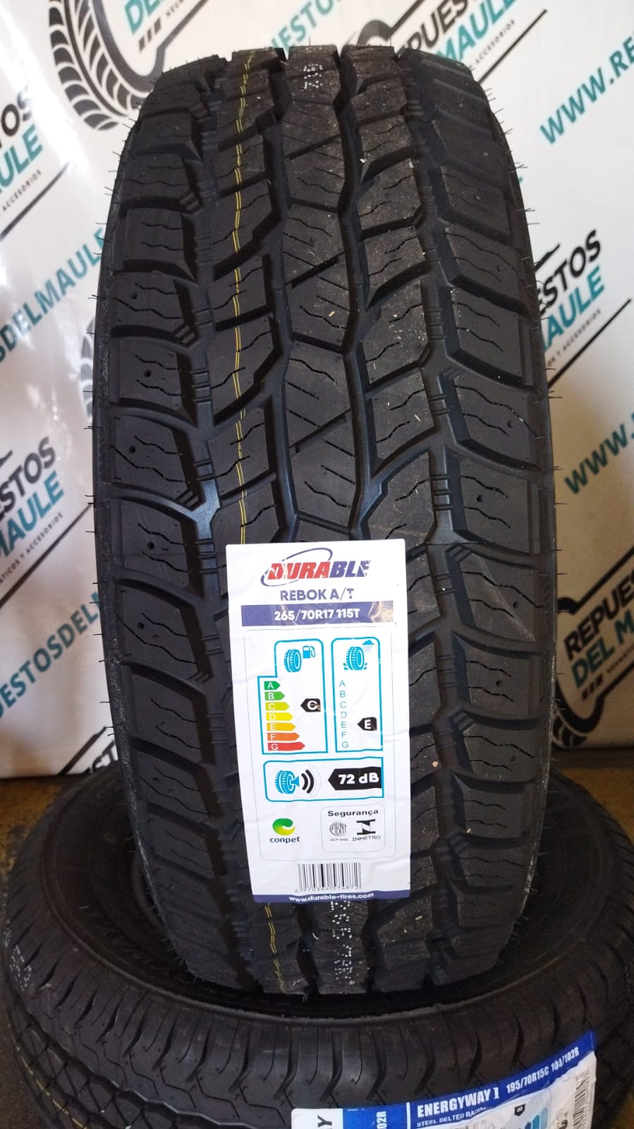 NEUMATICO 265/70 R17 DURABLE REBOK A/T 115T