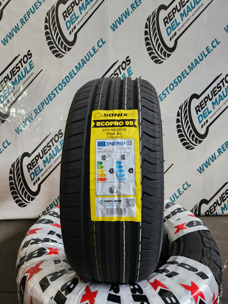 NEUMATICO 205/50 R16 Z SONIX ECOPRO 99 91W XL