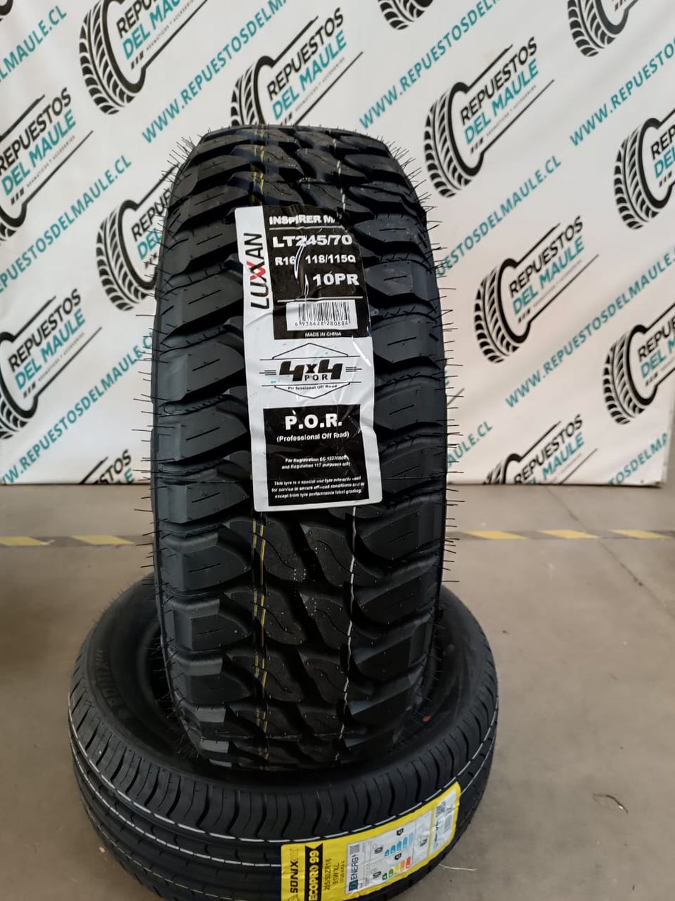 NEUMATICO 245/70 R16 LUXXAN INSPIRER MT+ LT W 118/115Q 10PR