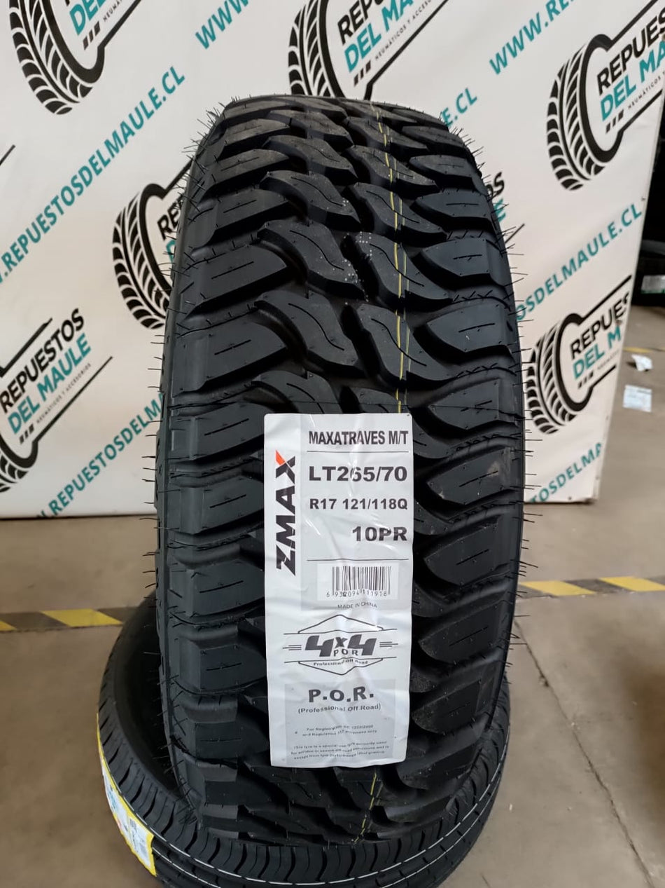 NEUMATICO 265/70 R17 W ZMAX MAXATRAVES MT LT 121/118Q 10PR