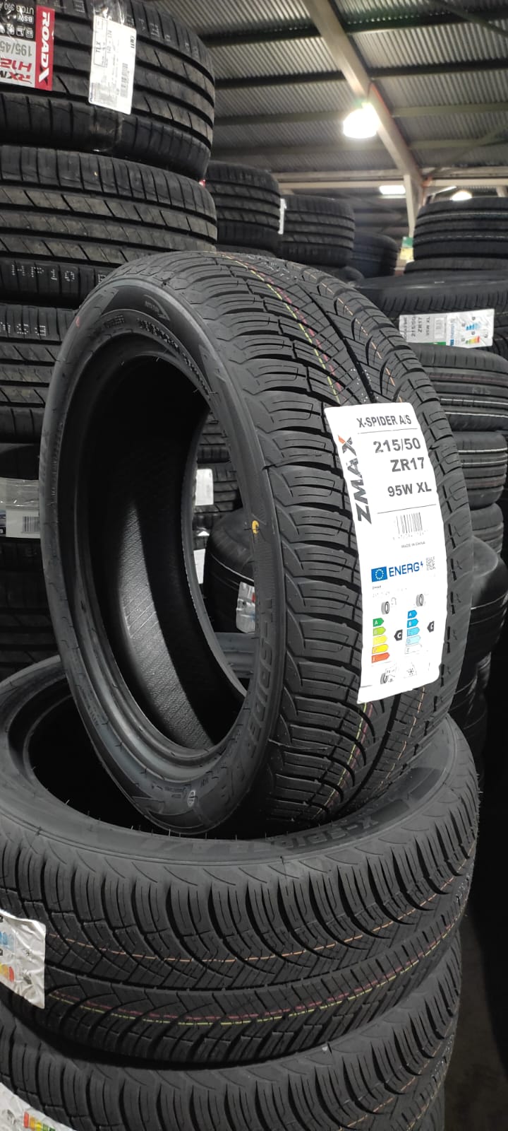 NEUMATICO 215/50 R17 (Z) ZMAX X-SPIDER A/S 95WXL