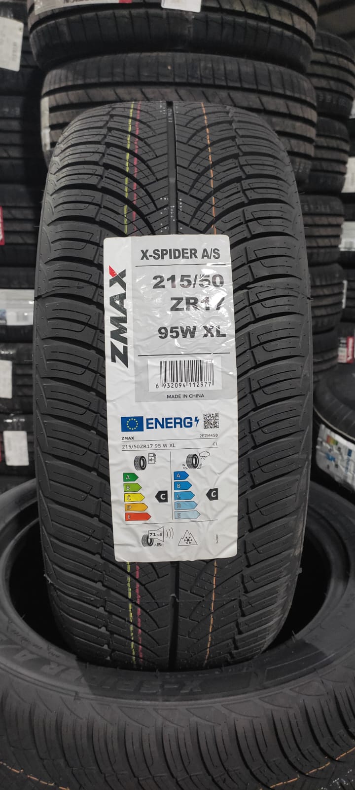 NEUMATICO 215/50 R17 (Z) ZMAX X-SPIDER A/S 95WXL