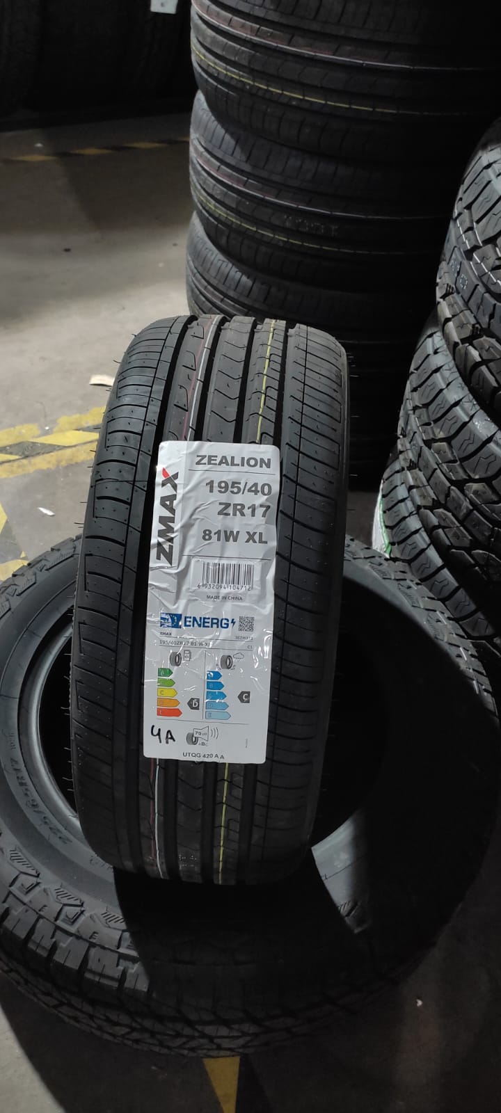 NEUMATICO 195/40 R17 (z) ZMAX ZEALION 81WXL