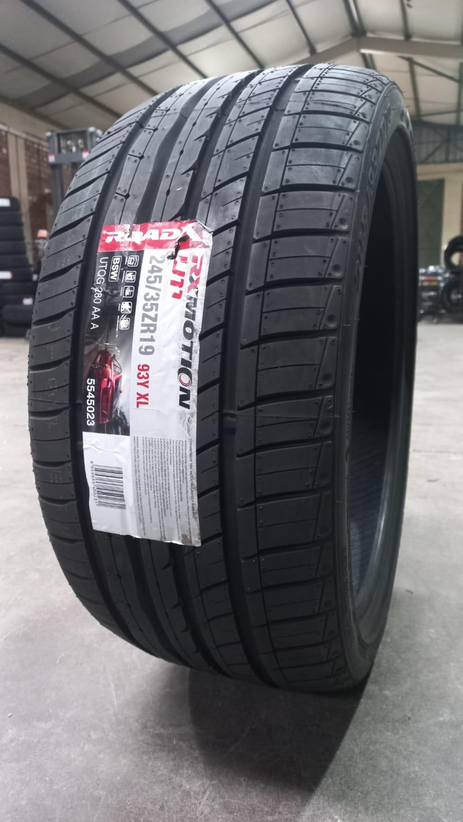 NEUMATICO 245/35 R19 ROADX RXMOTION U11 TUBELESS 93Y BLK CHN