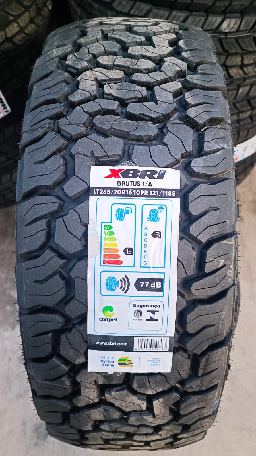 Neumatico 265/70 R16 Xbri Brutus 10 Pr 121/118s T/a