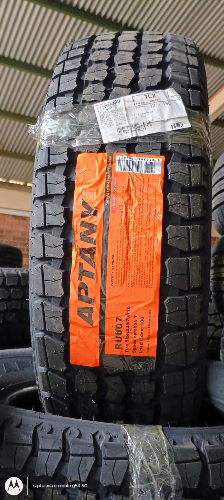 NEUMATICO 235/70 R16 APTANY RU007 AT 106T BLK CHN