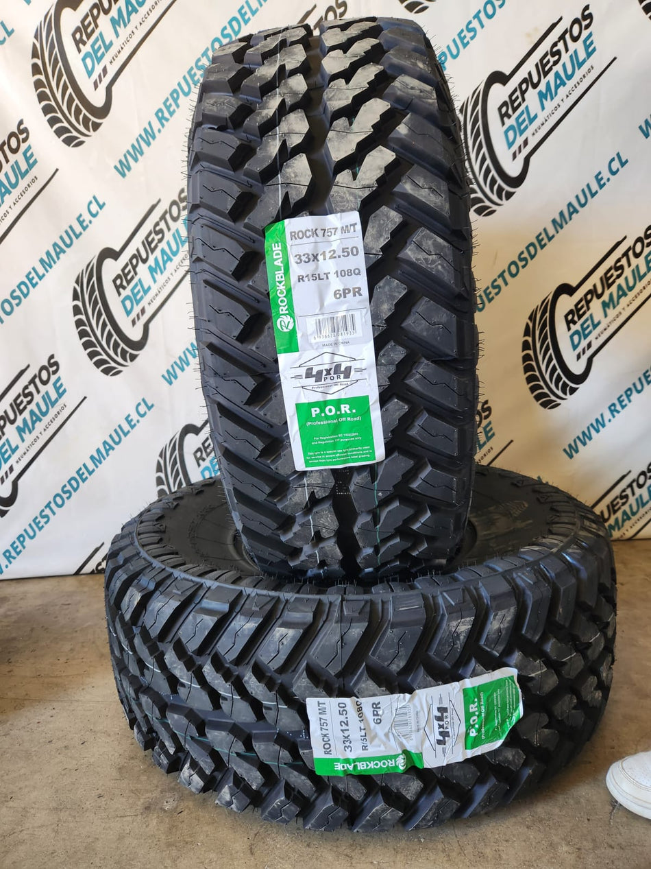 NEUMATICO 33X12.5 R15LT ROCKBLADE ROCK 757 MT 108Q 6PR