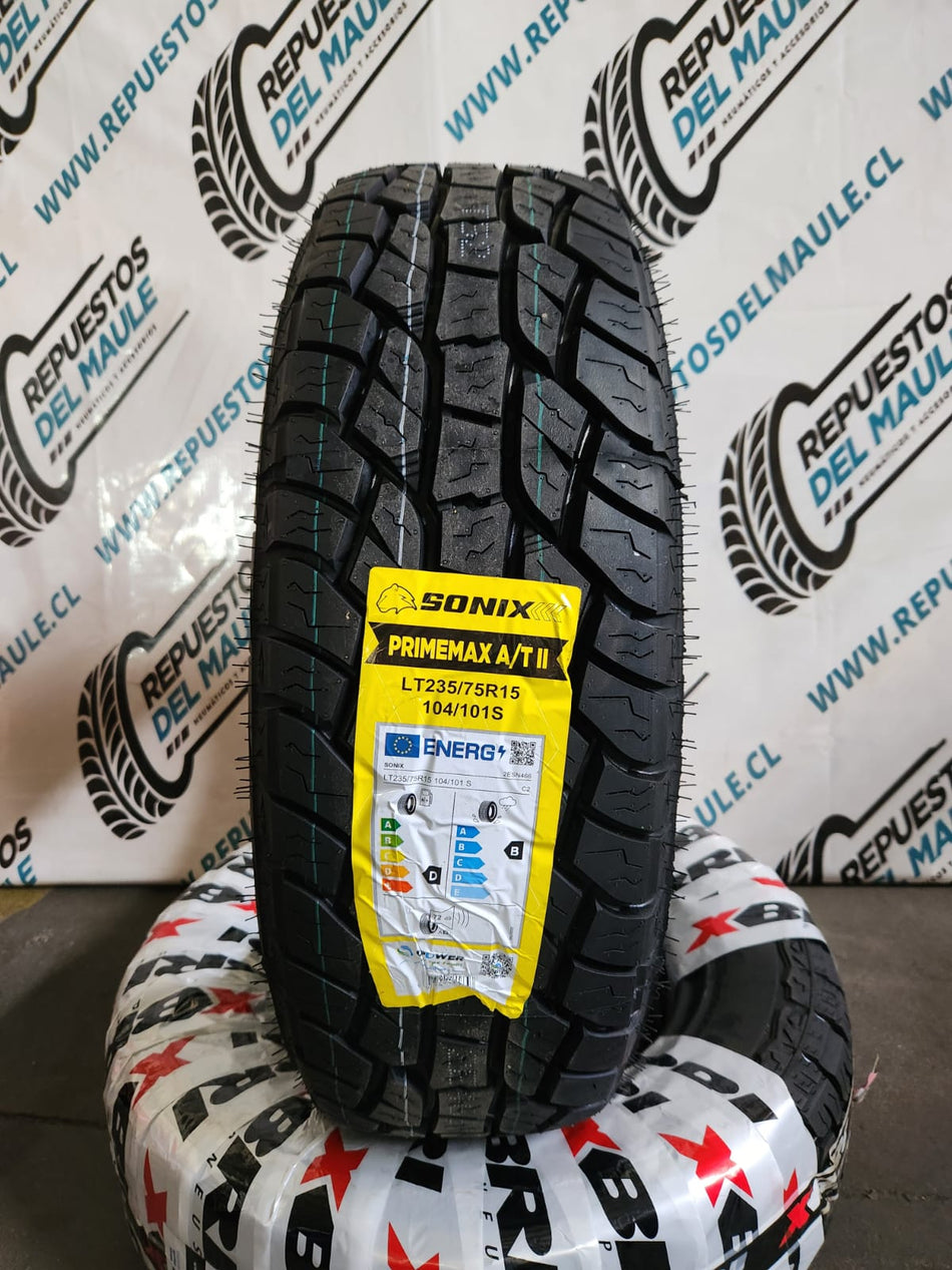NEUMATICO 235/75 R15 LT W SONIX PRIMEMAX A/T II 104/101S 6PR