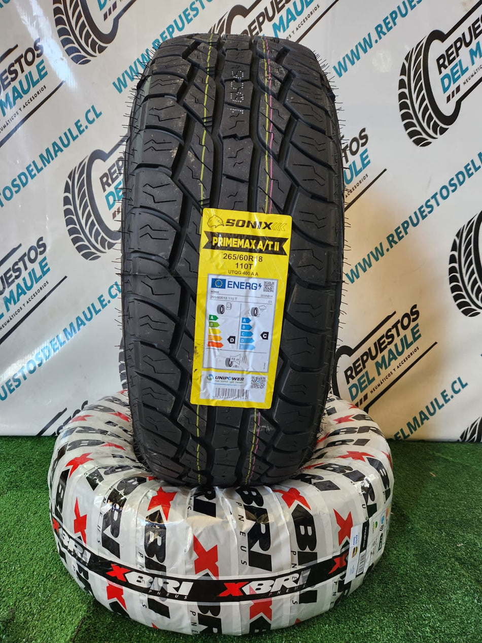 NEUMATICO 265/60 R18 W SONIX PRIMEMAX A/T II 110T