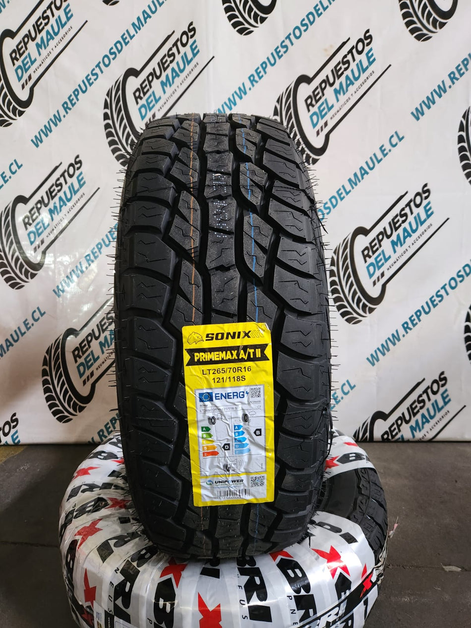 NEUMATICO 265/70 R16 LT W SONIX PRIMEMAX A/T II 121/118S 10PR