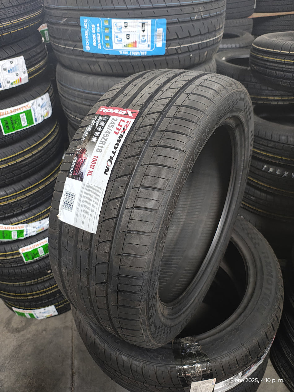 NEUMATICO 245/45 R18 ROADX RXMOTION U11 TUBELESS 100W BLK CHN