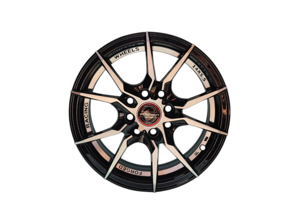 Juego de Llantas 14x5.5 4x100/4x114.3 Et38 BM FUC H8813