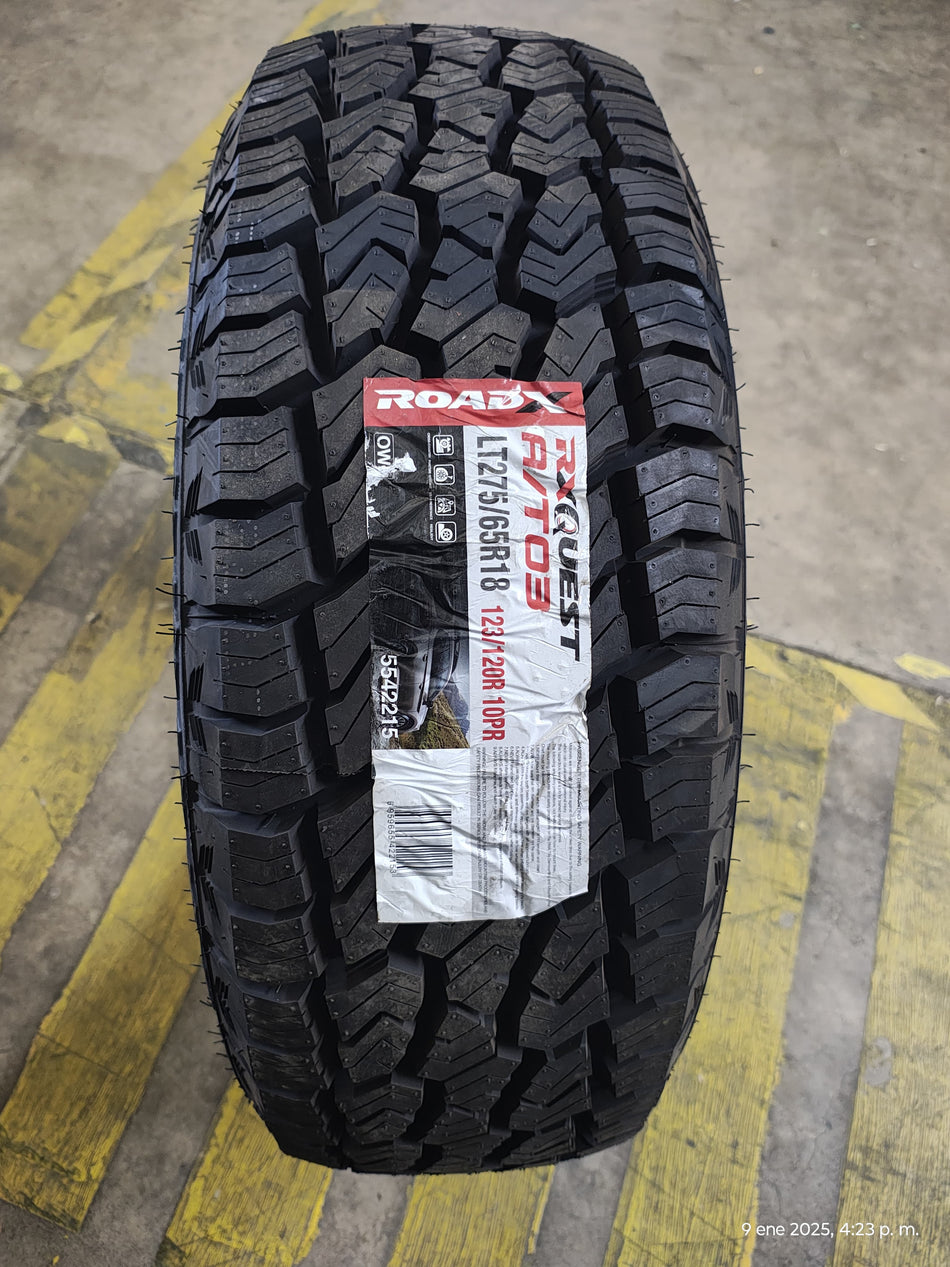 NEUMATICO 275/65 R18 123/120R RXQUEST AT03 ROADX 10PR AT BLK CHN