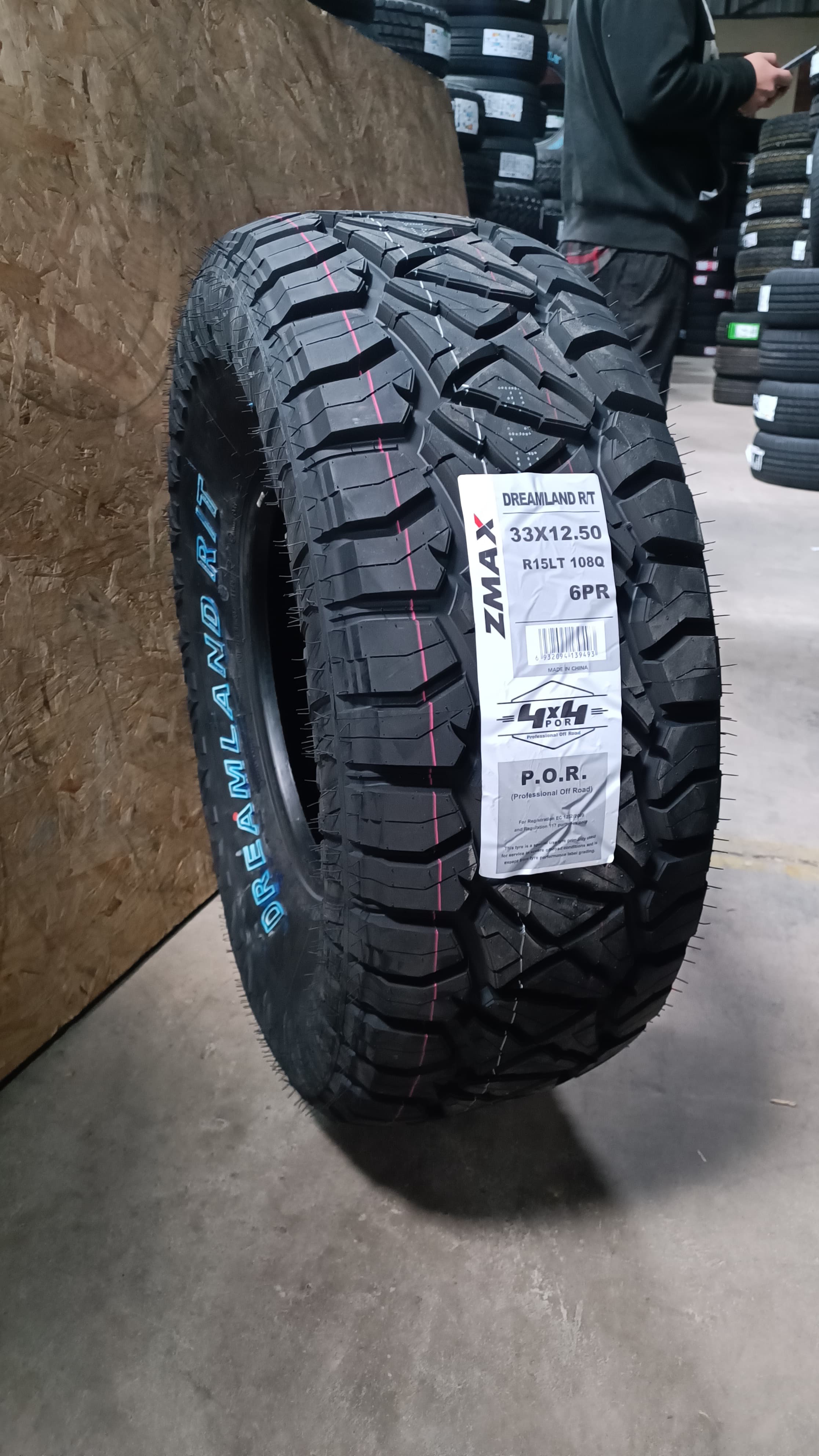 NEUMATICO 33X12.50 R15 W ZMAX DREAMLAND R/T 108Q LT – Neumáticos