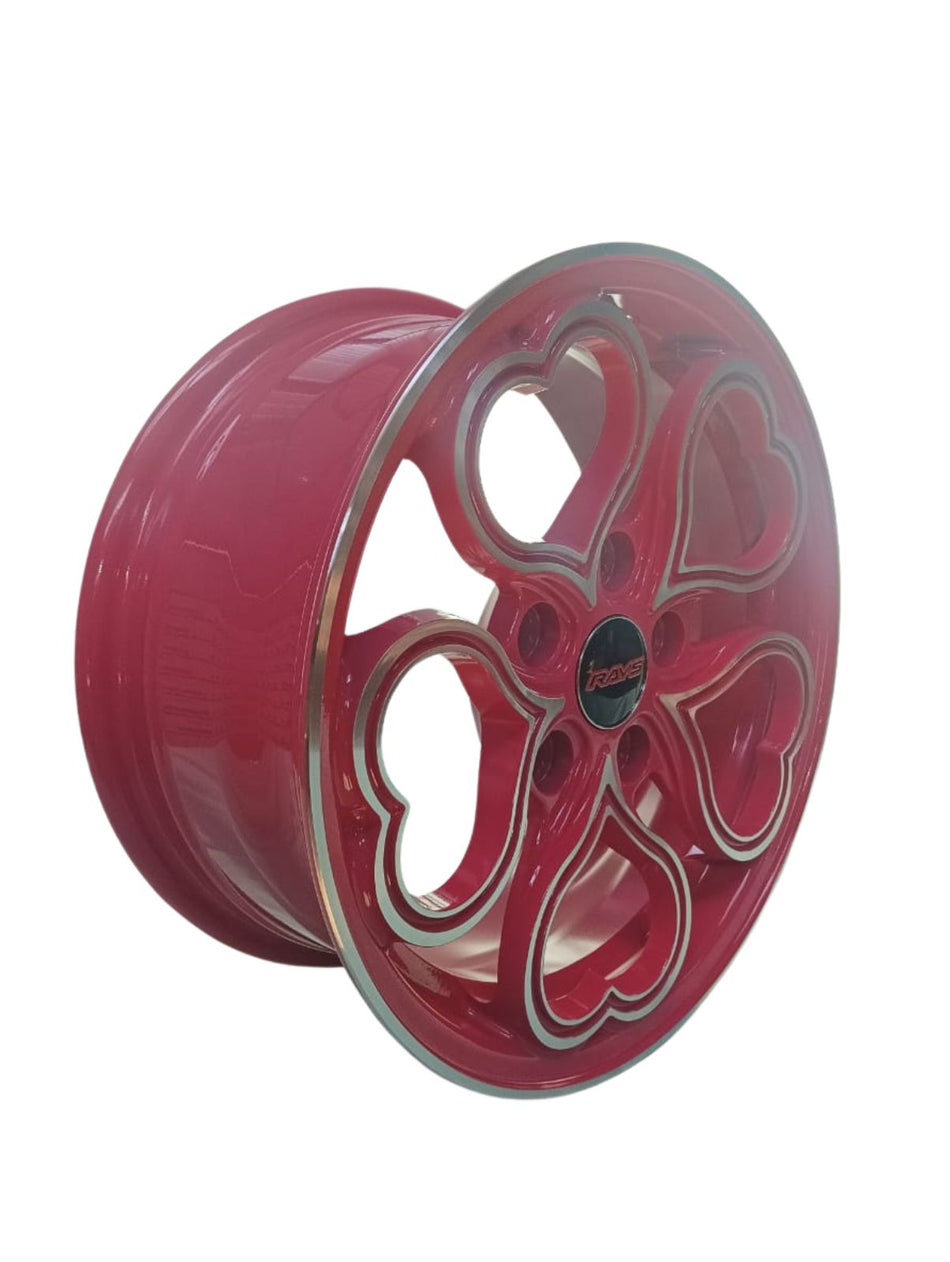 Juego de Llantas 15x6.5 5x114.3 Et35 pink mf X090-5