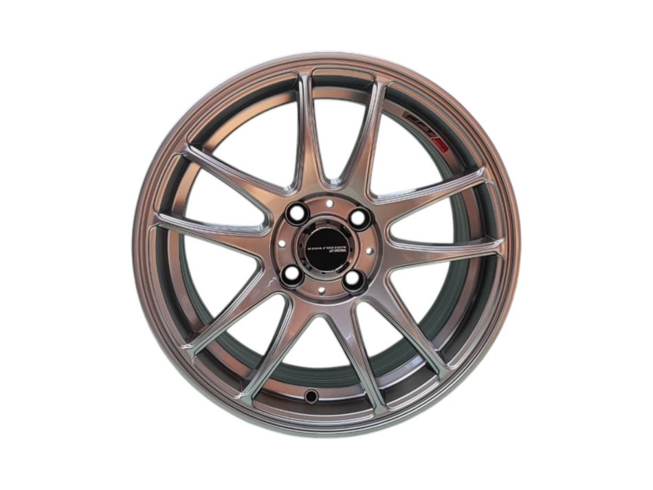 Juego de Llantas 15x6.5 4x100 Et40 hyper black 505