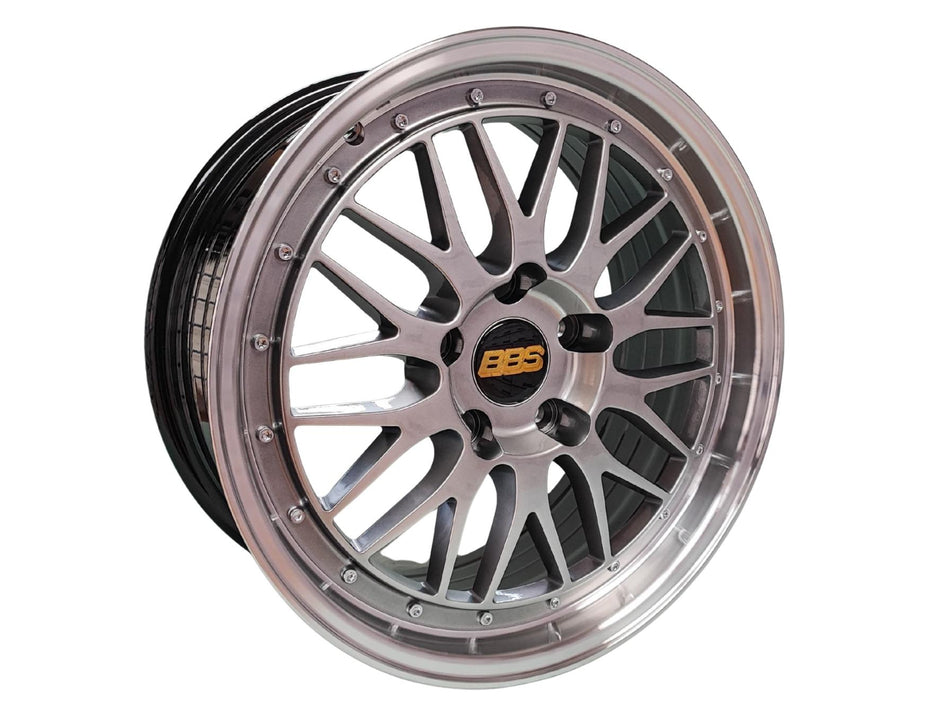 Juego de Llantas 17x7.5 5x114.3 Et38 HP machine lip 506 CHB