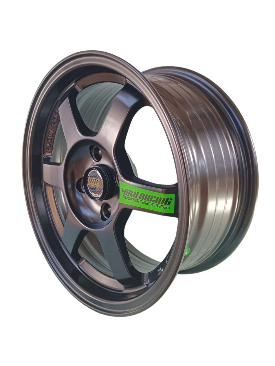 Juego de Llantas 17x7.5 4x100 Et38 matt black 509