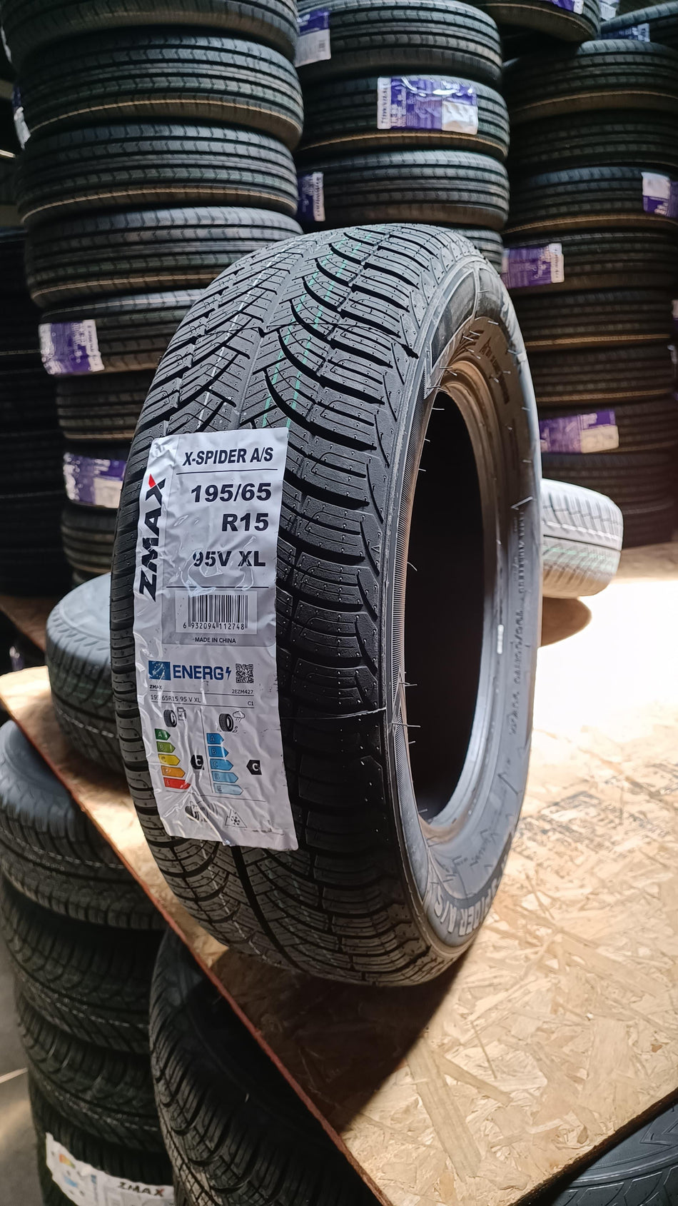 NEUMATICO 195/65 R15 ZMAX X-SPIDER A/S XL 95V