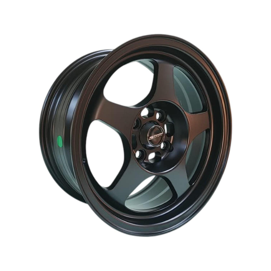 Juego de Llantas 15x7 4x100 Et35 Matt Black Evo (5111X)