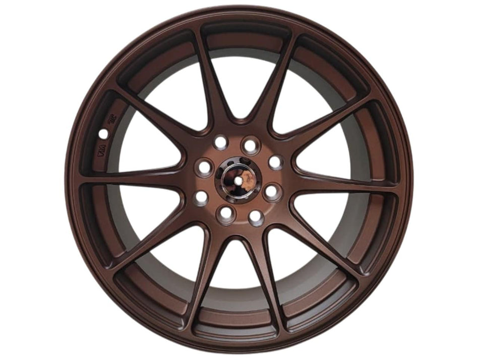 Juego de Llantas 15x8.25 4x100/4x114.3 Et0 Matt Bronze DX616