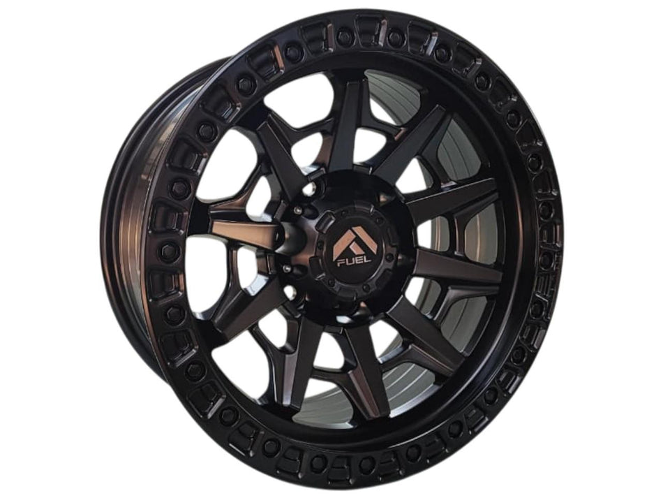 Juego de Llantas 17x8.5 6x139.7 Et-12 Matt Black 602 FSB