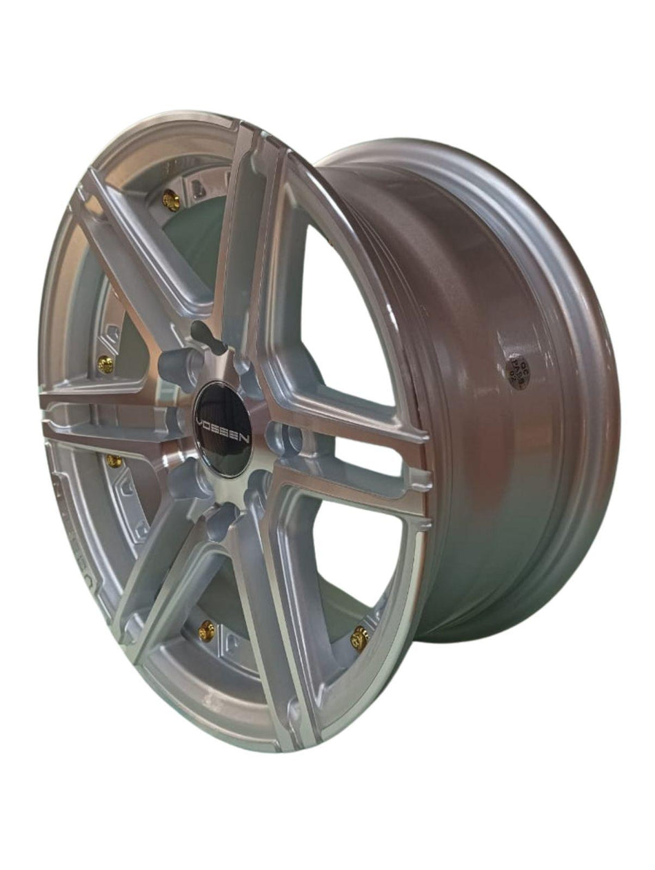 Juego de Llantas 13x6 4x100/4x114.3 Et25 SM gold rivet H2747