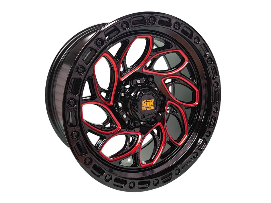 Juego de Llantas 17x8.5 6x139.7 Et0 BMR X171230(MD-09)