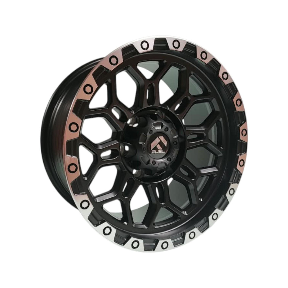 Juego de Llantas 16x8 6x139.7 Et0 Matt Black ML (XXX015)