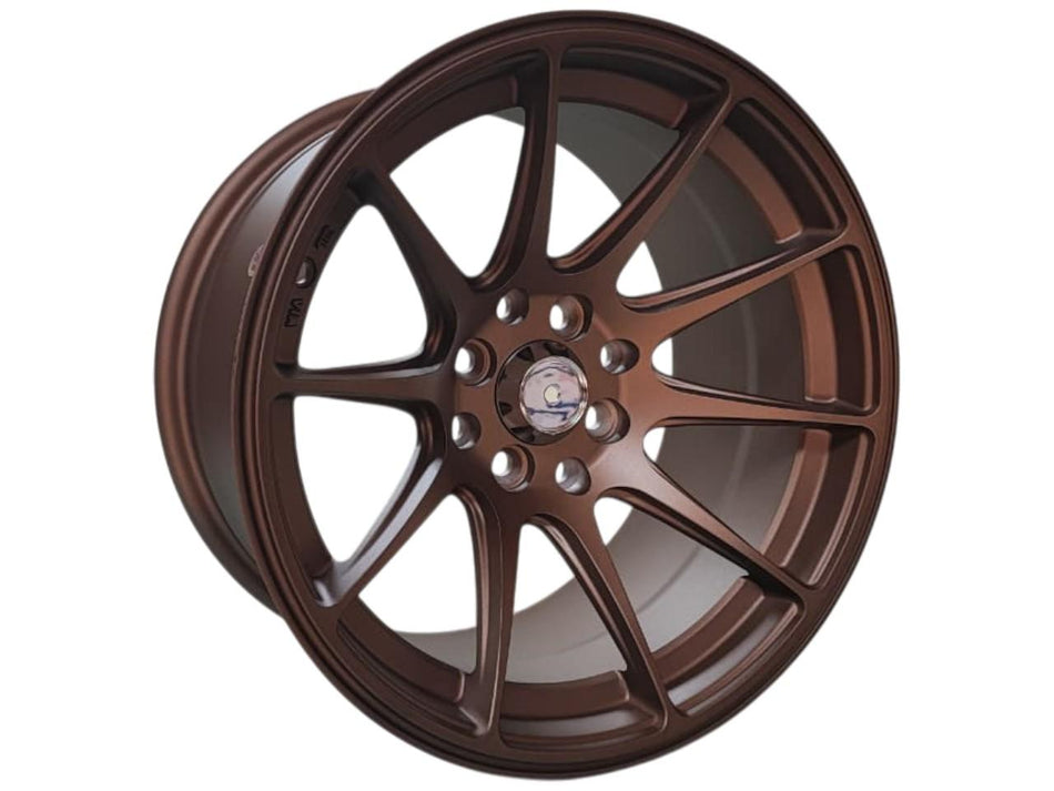 Juego de Llantas 15x8.25 4x100/4x114.3 Et0 Matt Bronze DX616