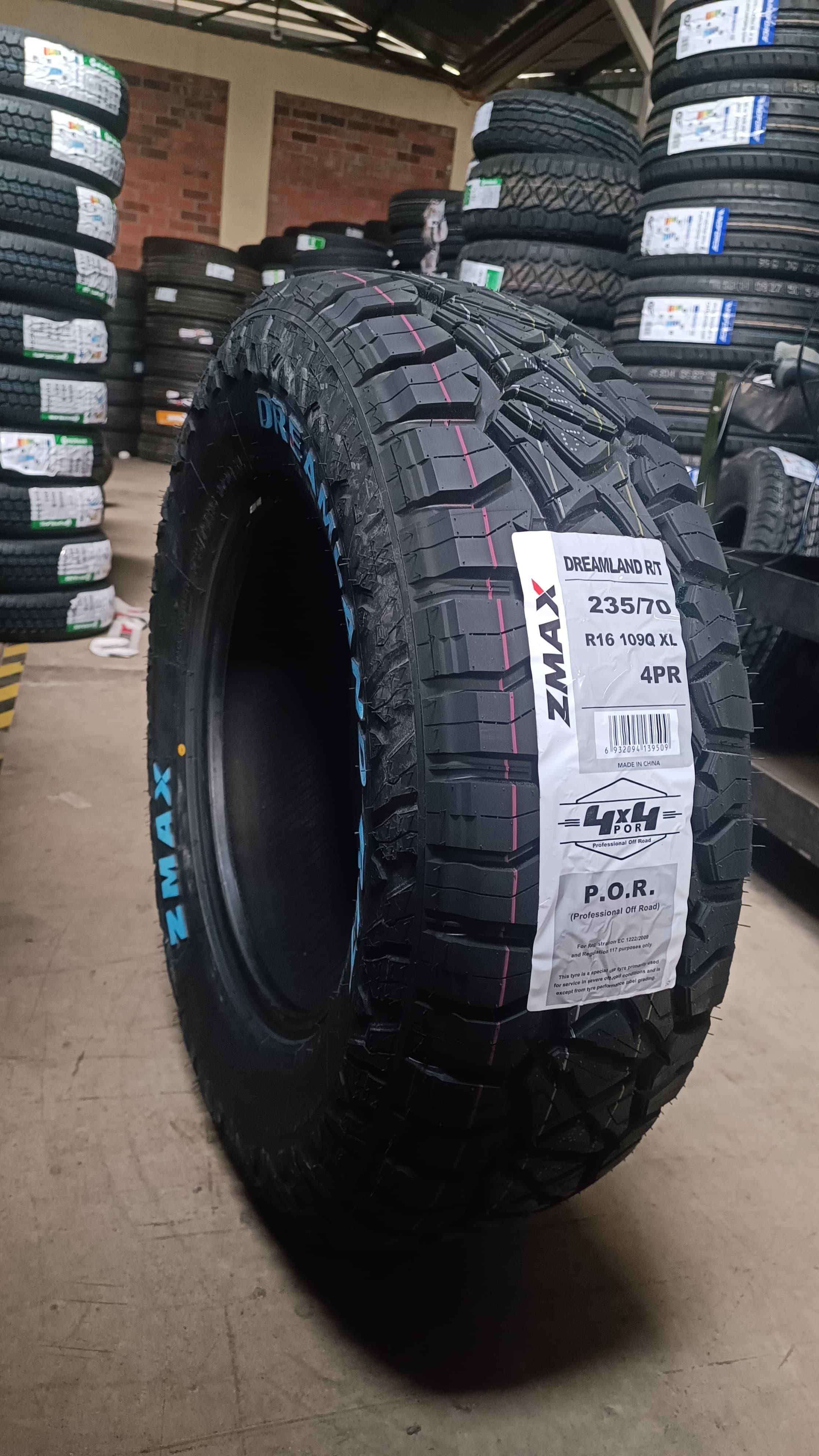 NEUMATICO 235/70 R16 W ZMAX DREAMLAND R/T 109Q XL – Neumáticos del