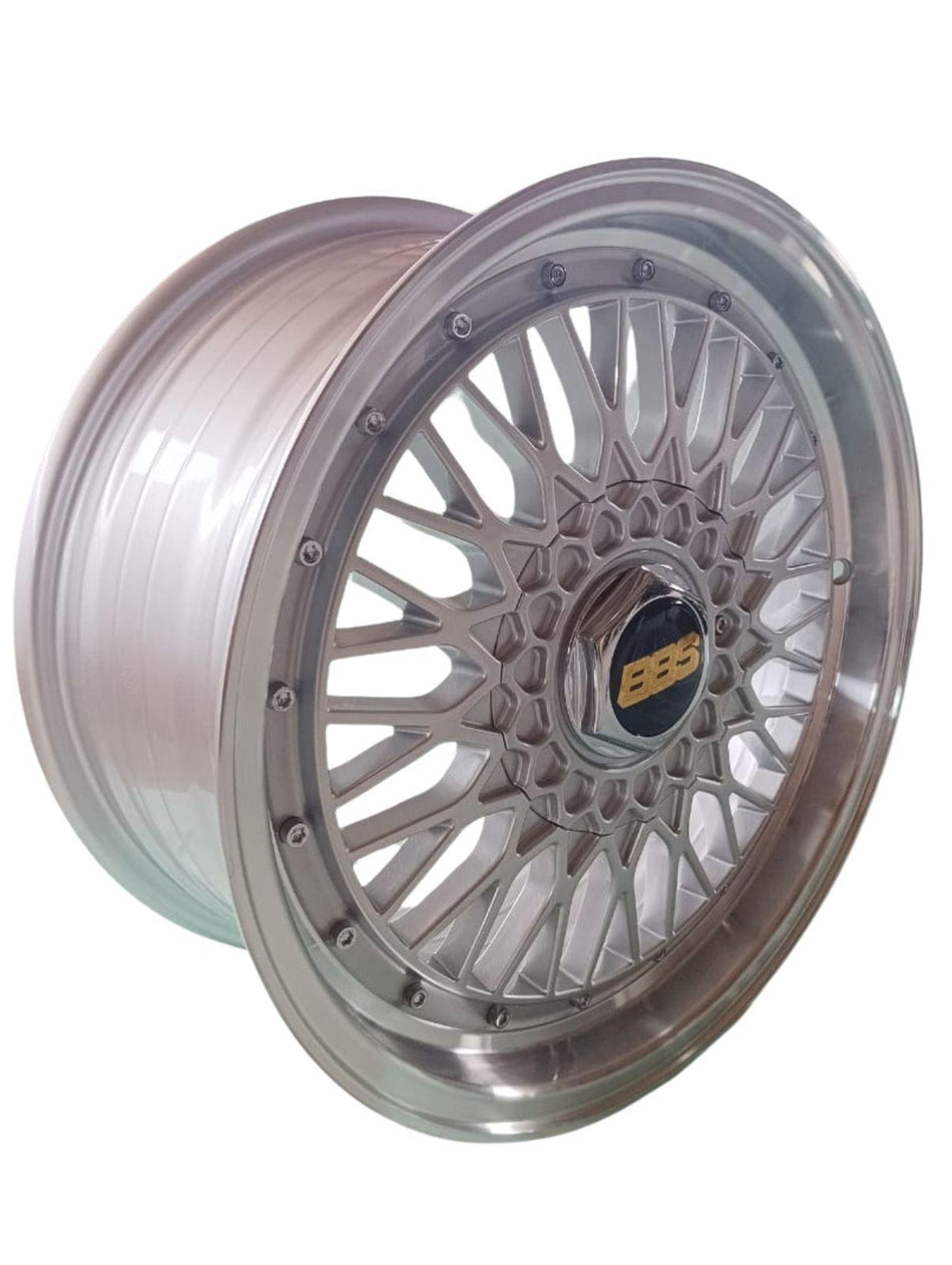 Juego de Llantas 16x7 4x100/4x114.3 Et40 silver machine lip 508