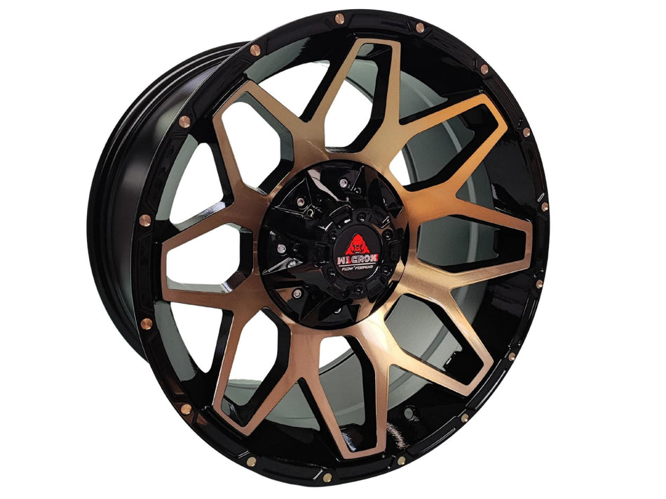 Juego de Llantas 17x9 6x139.7 Et-12 mb+bronce coat X172031
