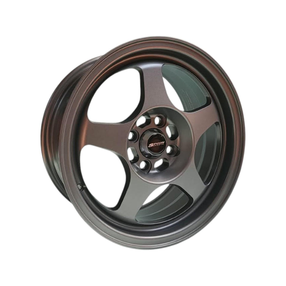 Juego de Llantas 15x7 4x100 Et35 Matt Gunmetal Evo (5111X)