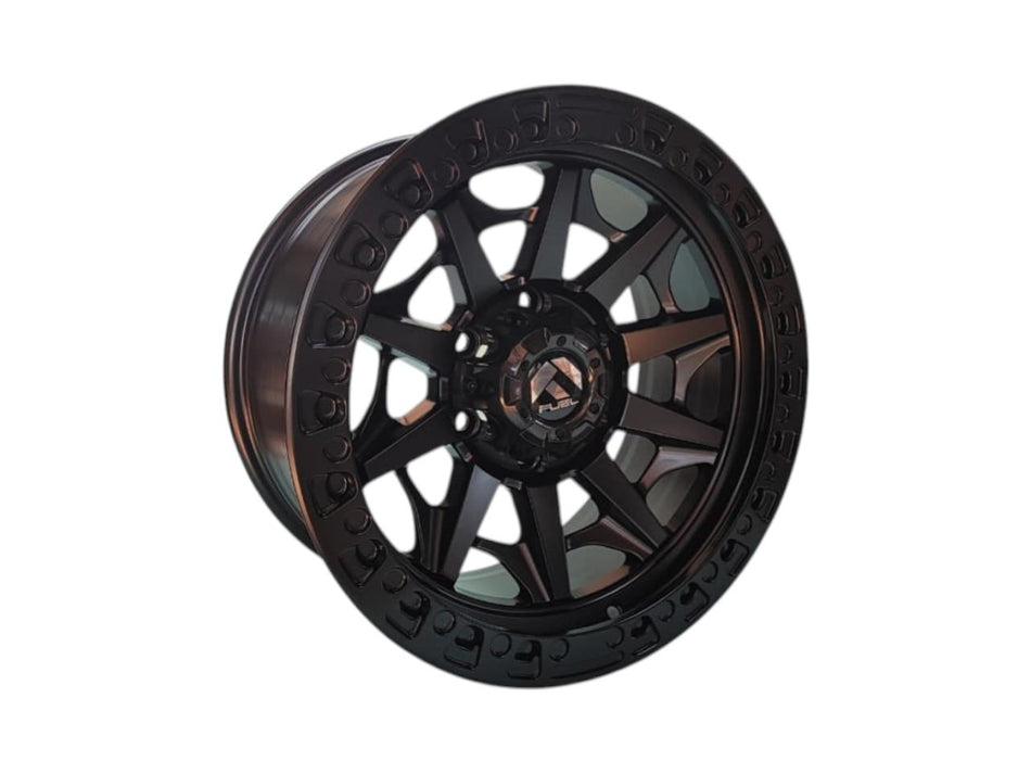 Juego de Llantas 17x9 6x139.7 Et0 Matt Black DX189