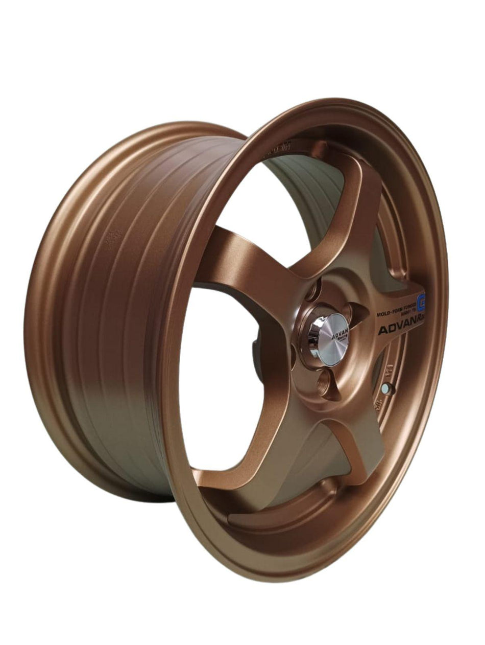 Juego de Llantas 17x7.5 4x100 Et38 matt bronze 512