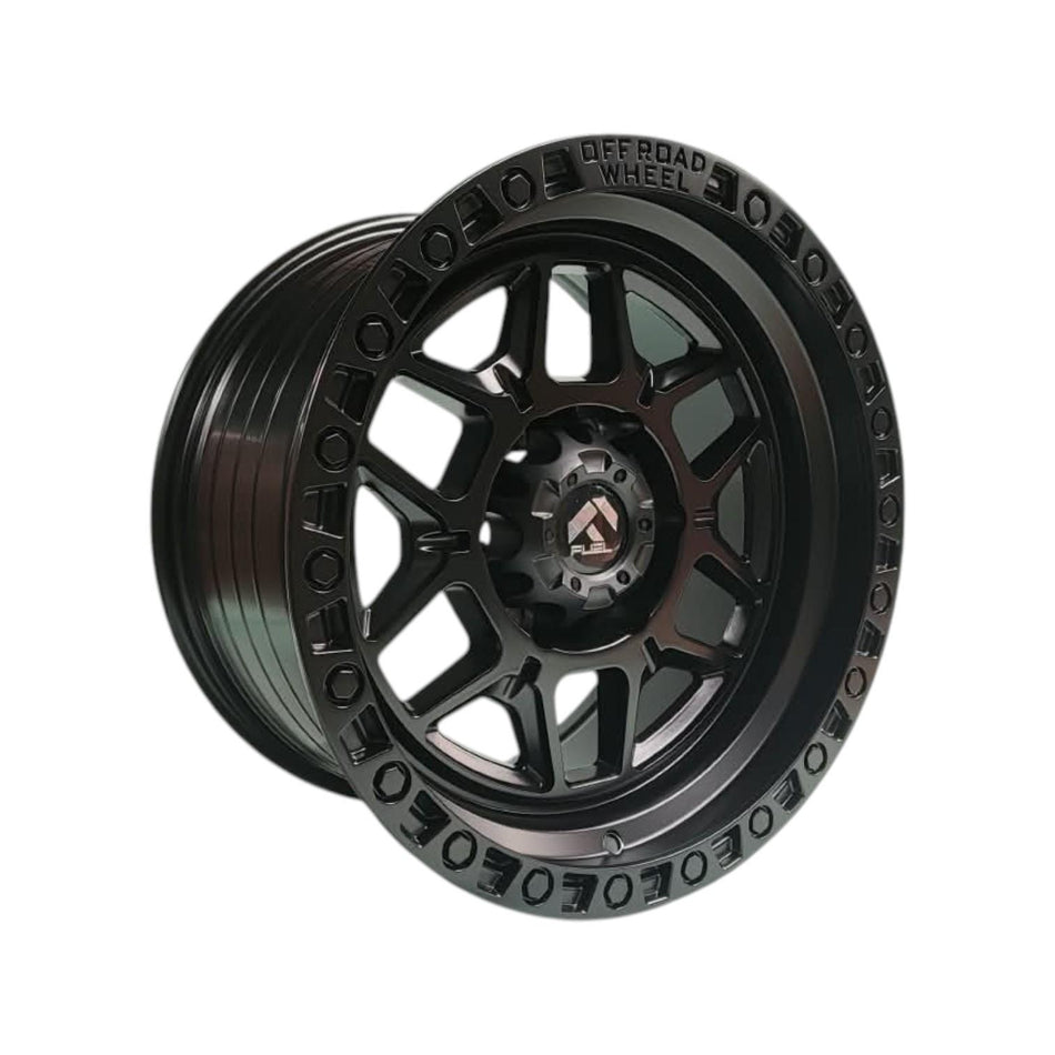 Juego de Llantas 17x9 6x139.7 Et0 Matt Black (XXX019)