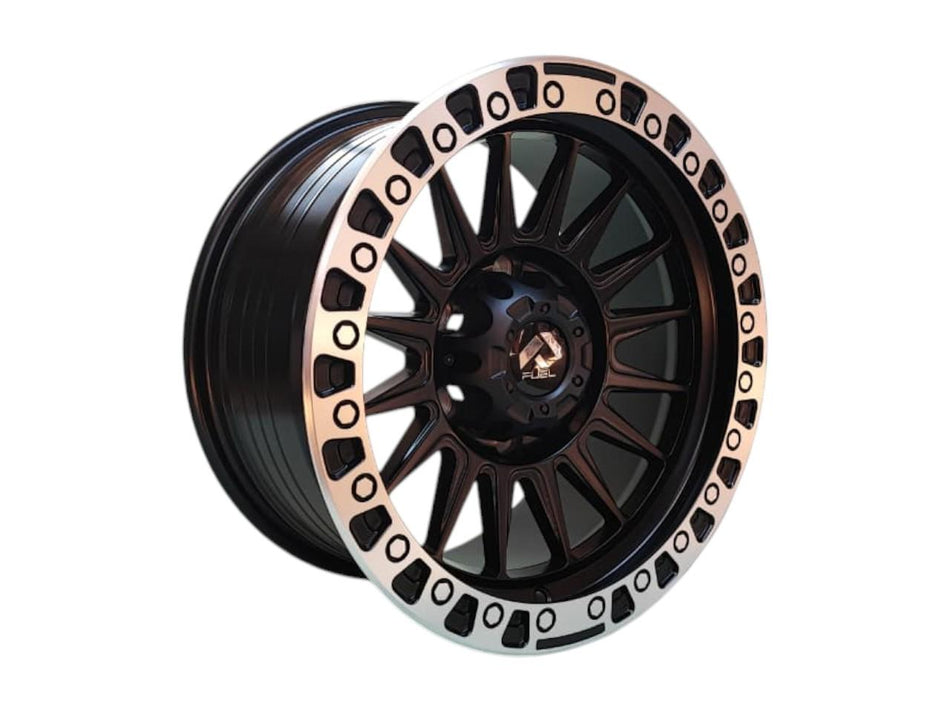 Juego de Llantas 16X8 6x139.7 Et0 Matt black machin lip H007