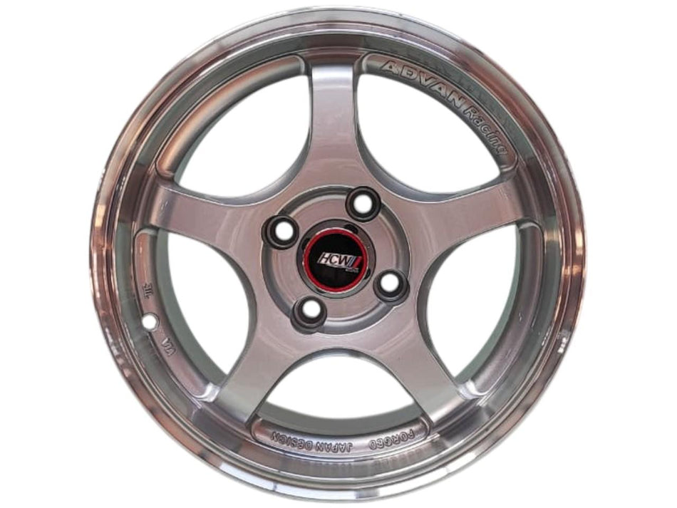 Juego de Llantas 14X6.5 4x100 Et35 SILVER (14MJCW33A) LS